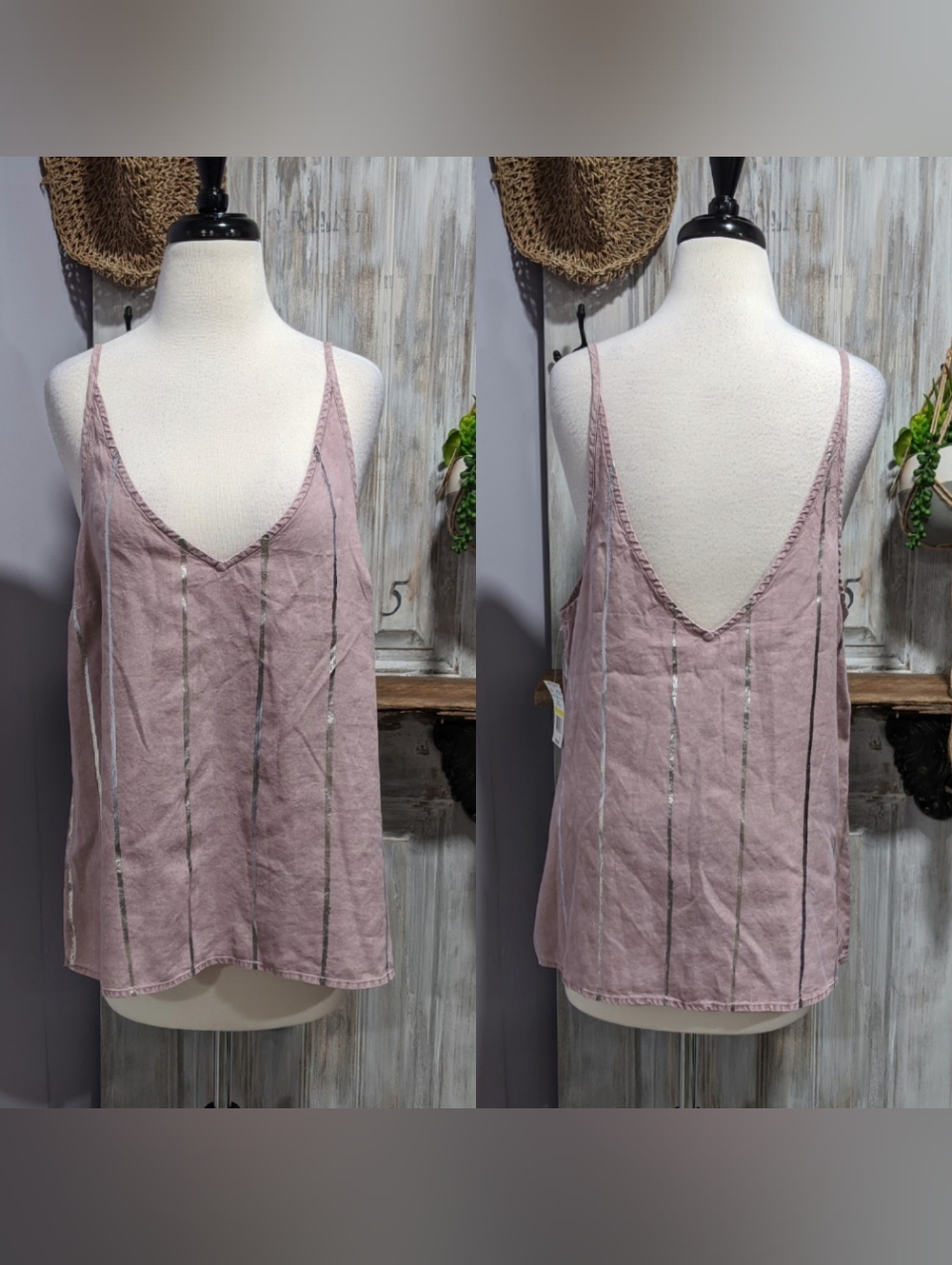 NWT Cloth & Stone Striped Tank
